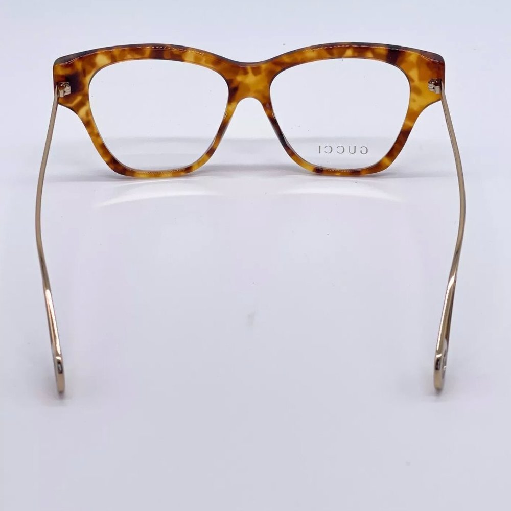 Sale! New Gucci Women's 52mm Havana Cat Eye Eyeglasses! - Picture 7 of 8
